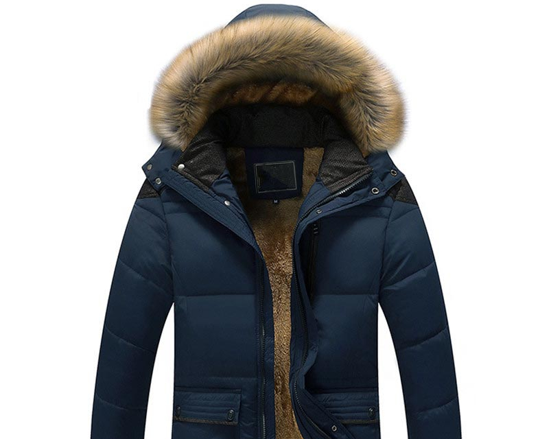 Fur Hooded Winter Jacket for Men – THS