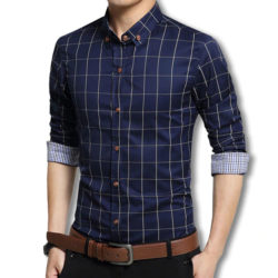 Male Long Sleeve Slim Fit