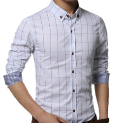 Male Long Sleeve Slim Fit