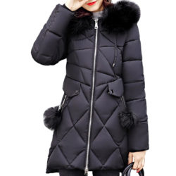 Fur Collar Winter Coat for Women