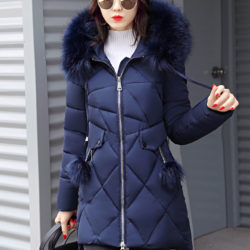 Fur Collar Winter Coat for Women