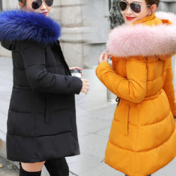 Fur Hooded Winter coat for Women