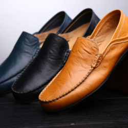 Genuine leather Slip On Shoe